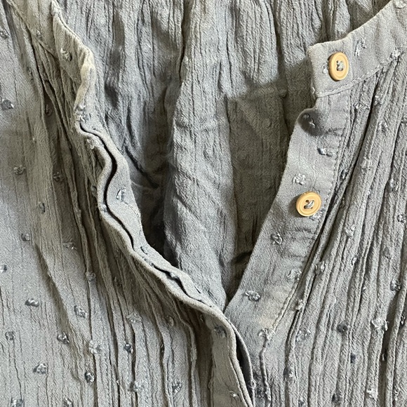 Loft Blue Blouse Medium - Picture 9 of 10